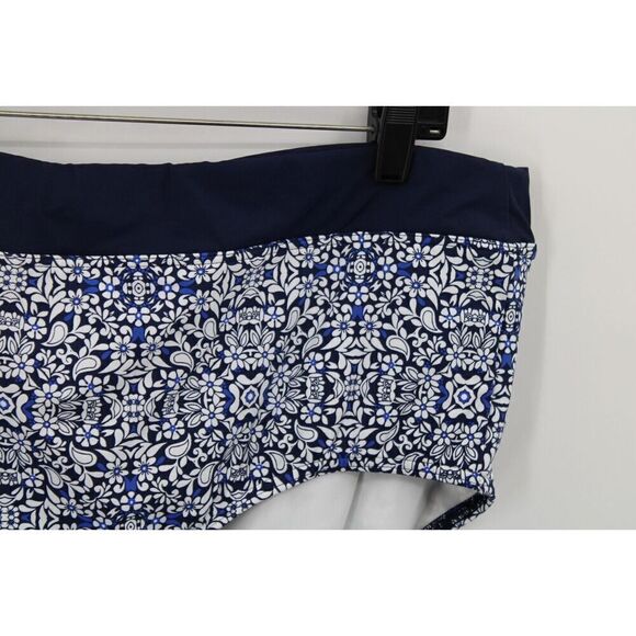 LAND'S END BLUE WHITE PAISLEY PRINT SWIM SUIT BOTTOM PLUS SIZE 20W NWOT - Picture 3 of 7
